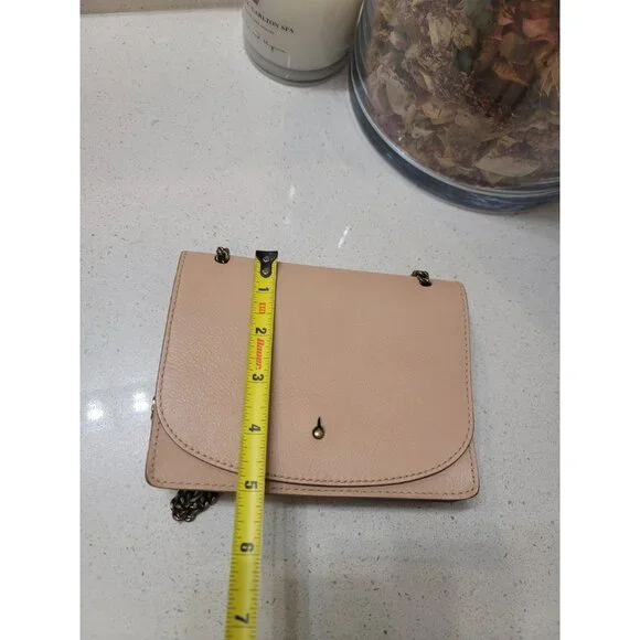 Madewell The Chain Leather Crossbody Bag Color LINEN style G8082 - Picture 7 of 7